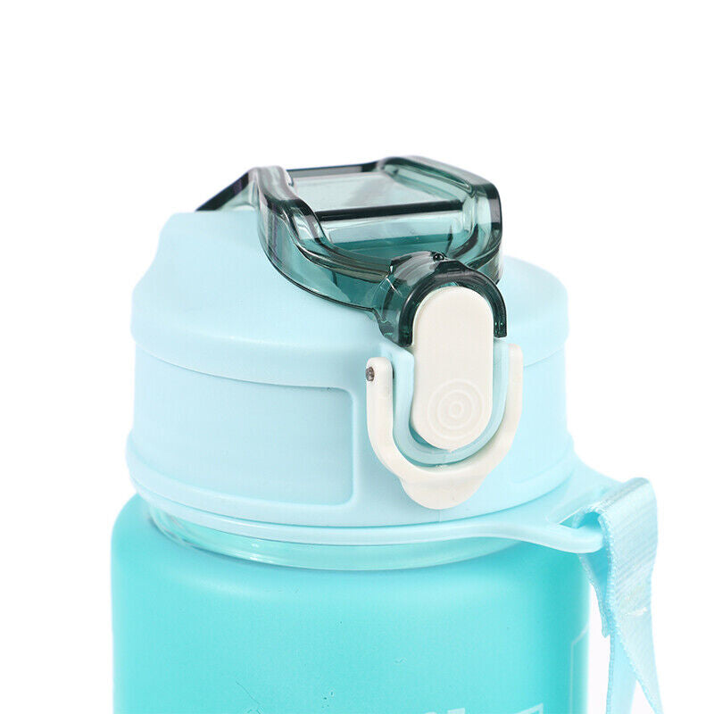 1L Gradient Sports Travel Water Drinking Bottle with Straw and Time Marker_7