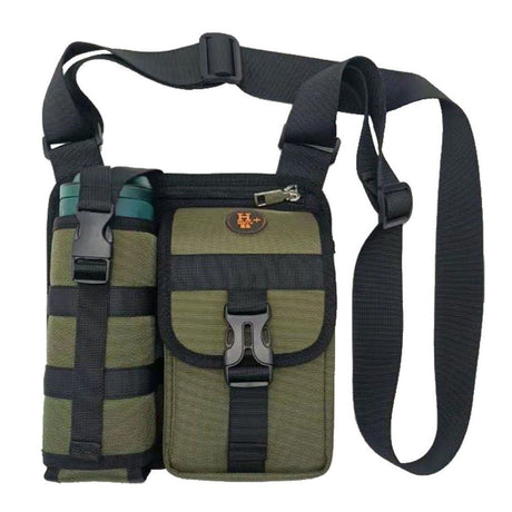 Waterproof Camping Wear Resistant Chest Crossbody Sling Shoulder Bags With Water Bottle Holder_2