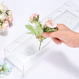 30/40cm Rectangular Flower Vase Acrylic Flower Container Table Decoration_8