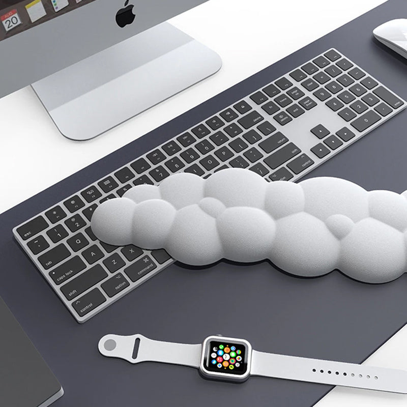 Cloud Design Anti-Slip Keyboard Mouse Pad Memory Foam Wrist Rest_9