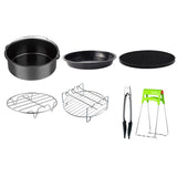 7pc/set Air Fryer Baking Accessories Non-Stick Reusable Kitchen Tools_17