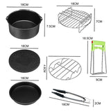 7pc/set Air Fryer Baking Accessories Non-Stick Reusable Kitchen Tools_1