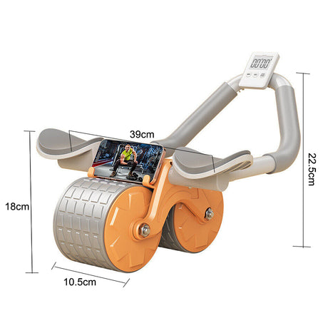 Anti-Slip Automatic Rebound Abdominal Wheel with Elbow Support Fitness Tool_1