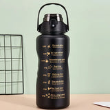 Set of 3 Large Capacity Water Flask Leakproof Frosted Beverage Bottle_5