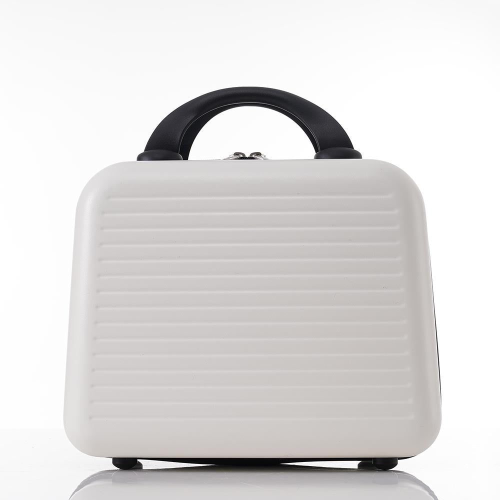 20-Inch Carry-on Luggage with Front Pocket, USB Port, and Carrying Case - White_5
