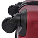 1Pc 28In Expandable Lightweight Spinner Suitcase with Corner Guards - Red_5