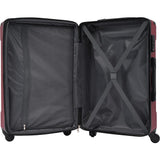 1Pc 28In Expandable Lightweight Spinner Suitcase with Corner Guards - Red_7