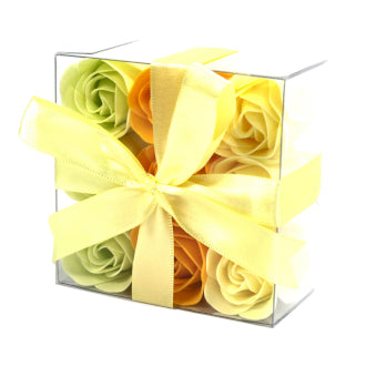 Set of 9 Soap Flowers- Spring Roses  x3 Packs