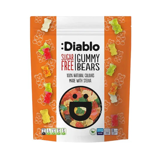 Diablo No Added Sugar Gummy Bears Sweets 75g