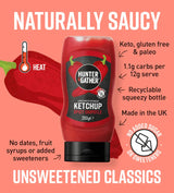 Hunter & Gather Unsweetened Spicy Chipotle Ketchup Squeezy 350g