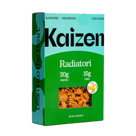 Kaizen gluten free pasta high protein radiatori 