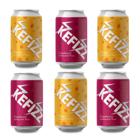 Kefizz Probiotic Kefir Water Juice Drink 330ml Cans