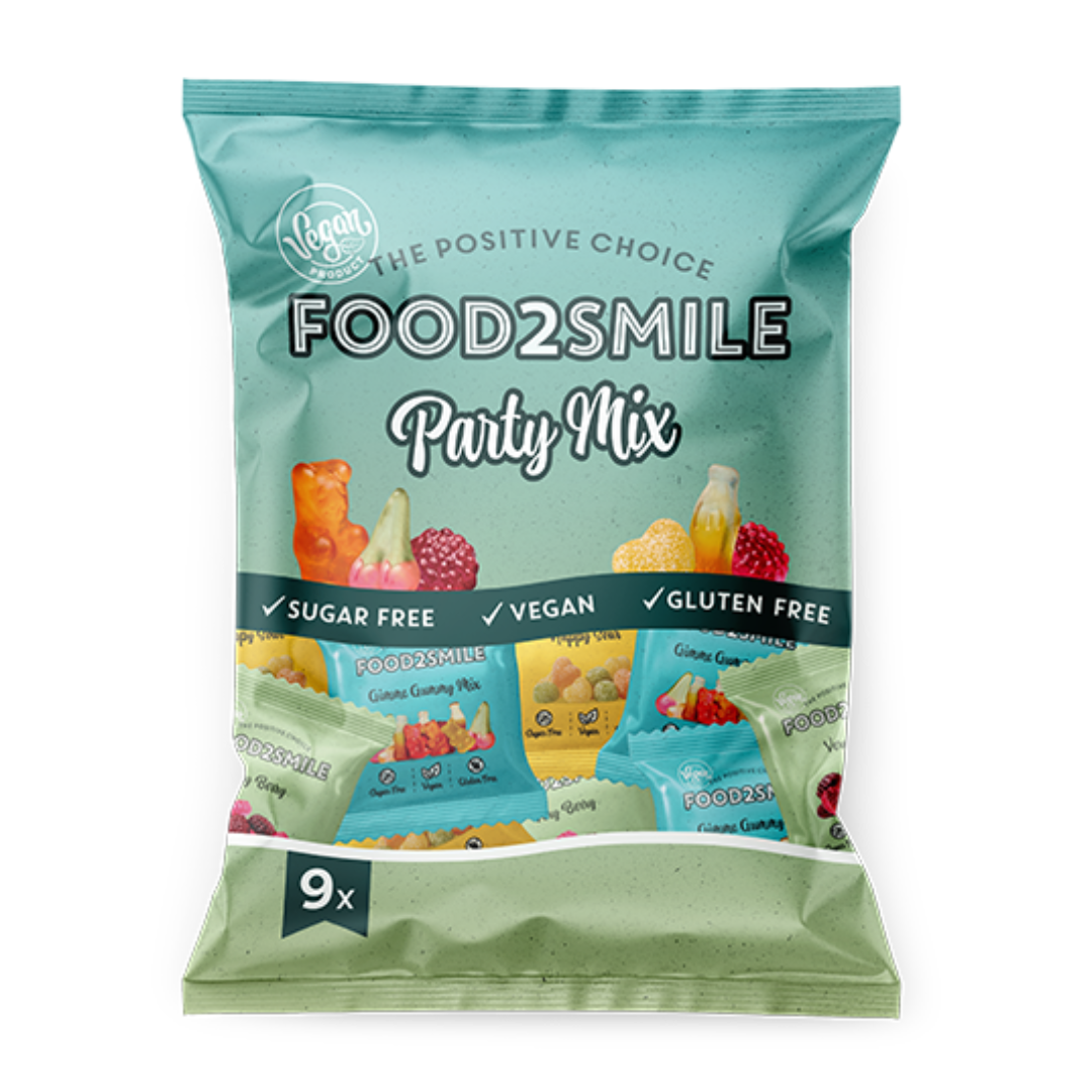 food2smile party mix sugar free sweets gluten free share bag