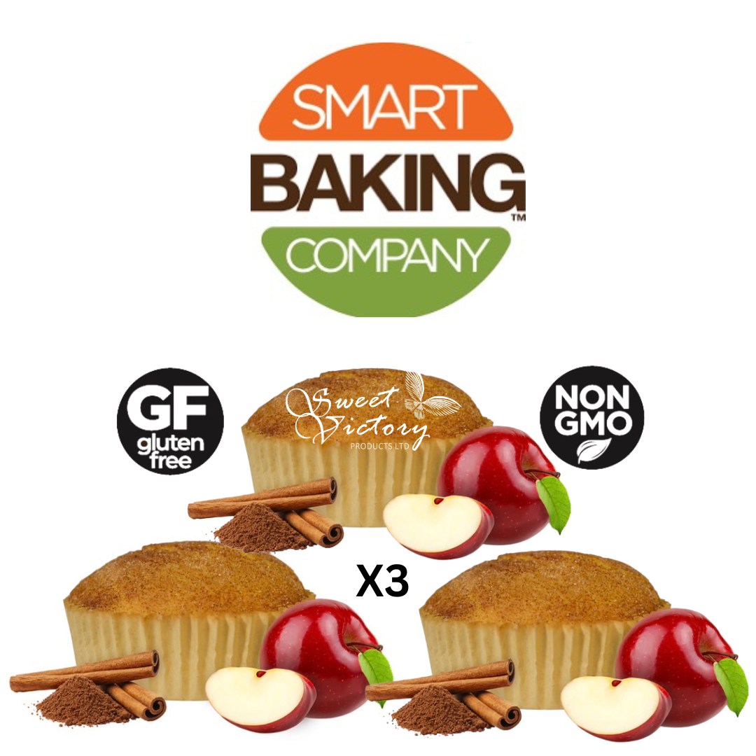 Smartmufn Sugar Free Cakes Low Carb Muffins - Apple Cinnamon 225g