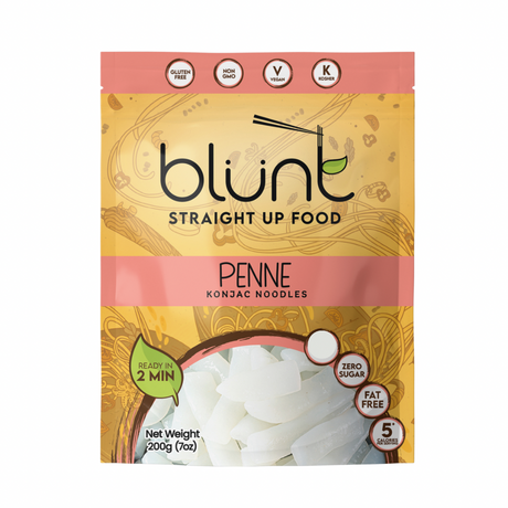Blunt low calorie konjac noodles penne pasta alternative 