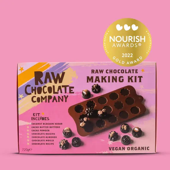 The Raw Chocolate Company Organic Chocolate Making Kit Gift Set 720g