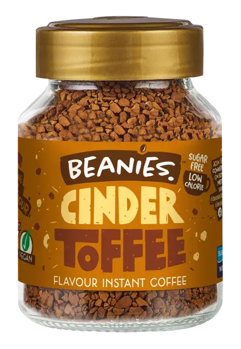 Beanies Flavored Coffee Cinder Toffee 50g - Sweet Victory Products Ltd