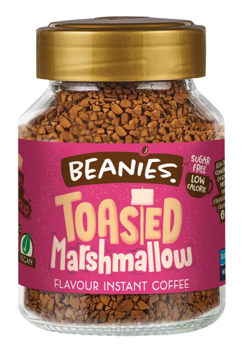 Beanies Flavoured Coffee Toasted Marshmallow 50g - Sweet Victory Products Ltd