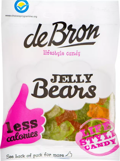 de Bron - Sugar Free Jelly Gummy Bears Sweets 90g - Sweet Victory Products Ltd
