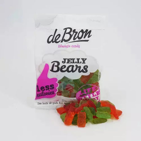 de Bron - Sugar Free Jelly Gummy Bears Sweets 90g - Sweet Victory Products Ltd