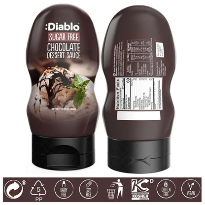 Diablo Sugar Free Dessert Sauce - Chocolate 290ml