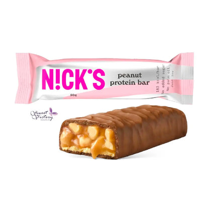 Nicks No Added Sugar Peanut Protein Bar 50g - Sweet Victory Products Ltd