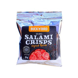 Buck n Bird Air Dried Salami Crisps Original Keto Snack x12 Pack - Sweet Victory Products Ltd
