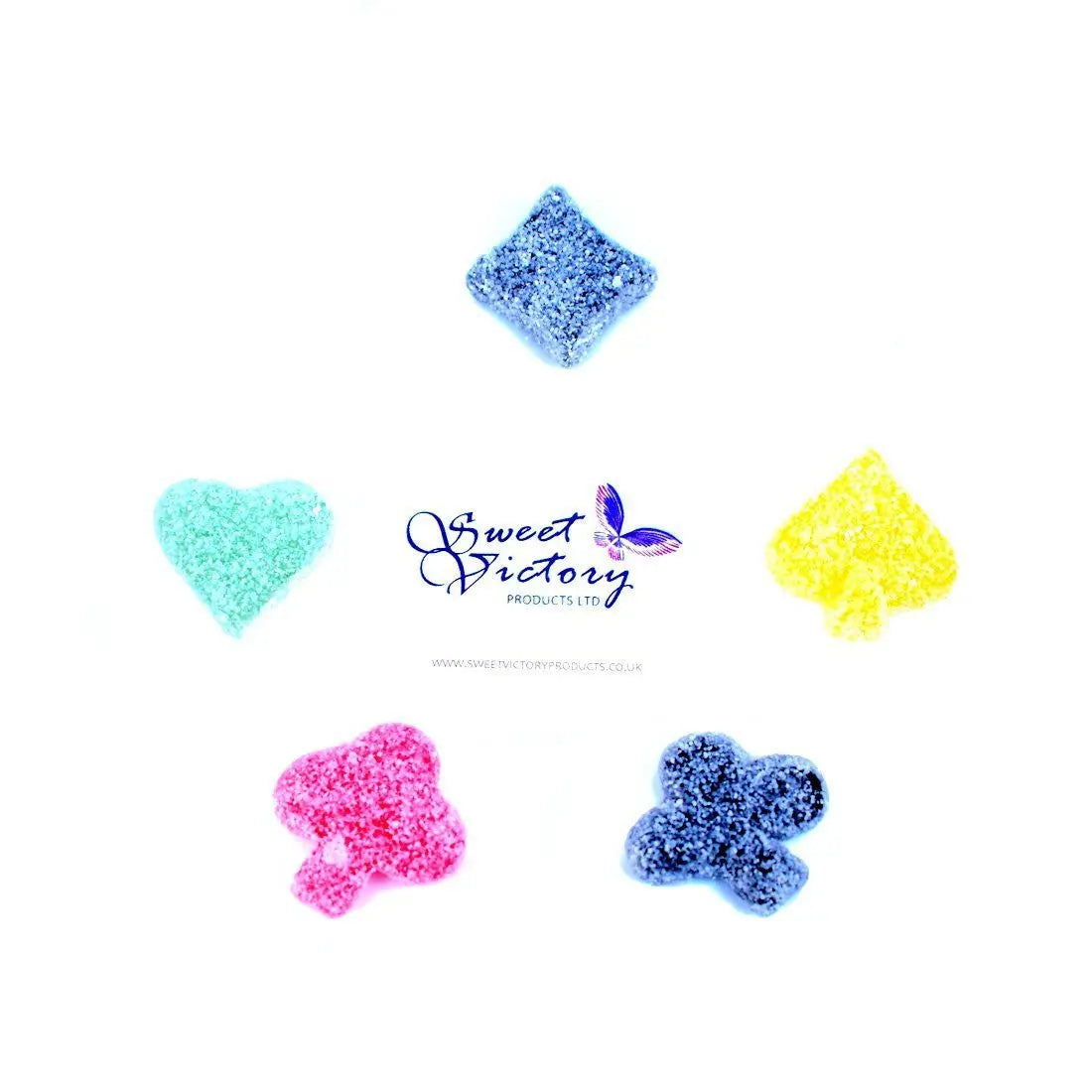 de Bron Sugar Free Gummy Poker Fruit Sweets 90g - Sweet Victory Products Ltd