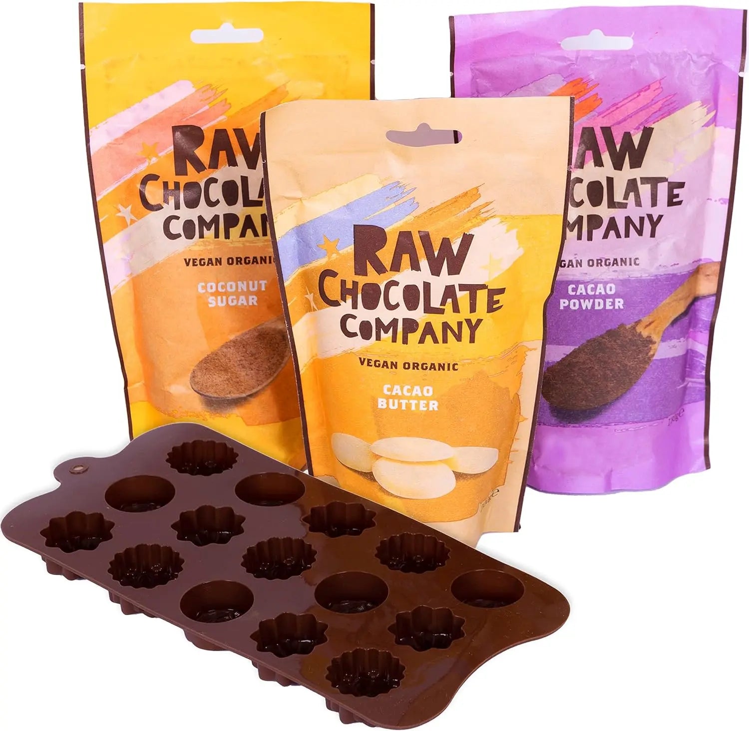 The Raw Chocolate Company Organic Chocolate Making Kit Gift Set 720g