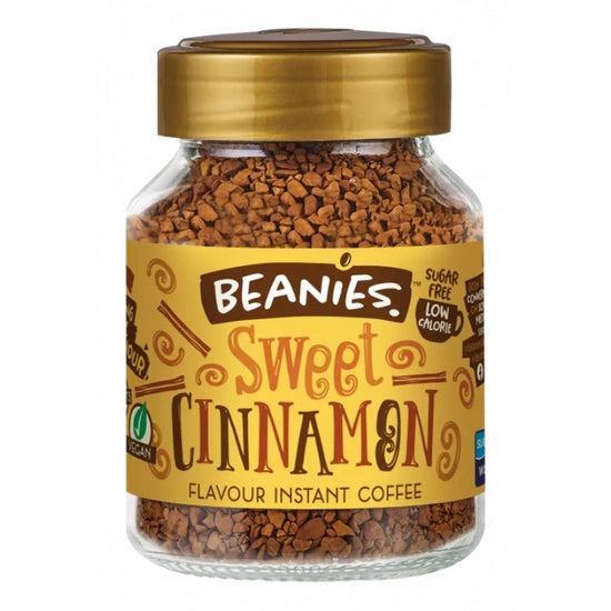 Beanies Flavoured Coffee Sweet Cinnamon 50g - Sweet Victory Products Ltd
