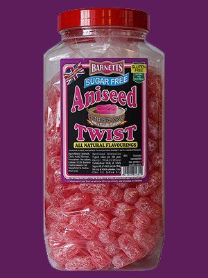 Barnetts Sugar Free Aniseed Twist Sweets 200g - Sweet Victory Products Ltd