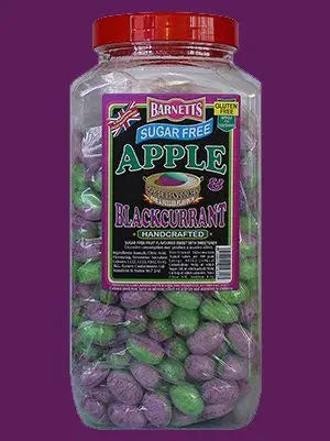 Barnetts Sugar Free Apple &amp; Blackcurrant Sweets 200g - Sweet Victory Products Ltd