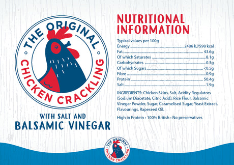 Little Bobby Jebb Chicken Crackling IMPROVED - Balsamic Vinegar 30g - Sweet Victory Products Ltd