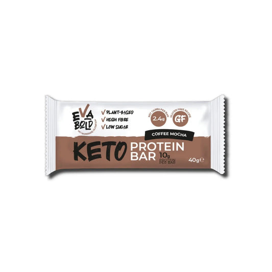 Eva Bold Low Sugar Keto Protein Bar - Coffee Mocha 40g - Sweet Victory Products Ltd