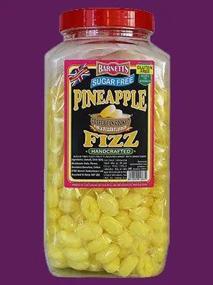 Barnetts Sugar Free Pineapple Fizz Sweets 200g - Sweet Victory Products Ltd