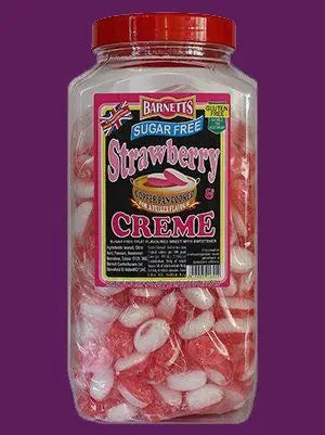 Barnett's Sugar Free Strawberry &amp; Cream Sweets 200g - Sweet Victory Products Ltd