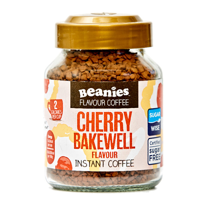 Beanies Coffee Cherry Bakewell Flavour 50g - Sweet Victory Products Ltd