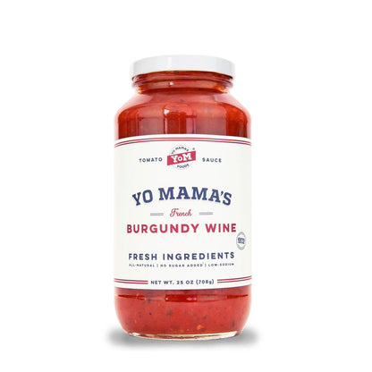 Yo Mama's Keto No Added Sugar Sauce - Burgundy Wine 708g - Sweet Victory Products Ltd