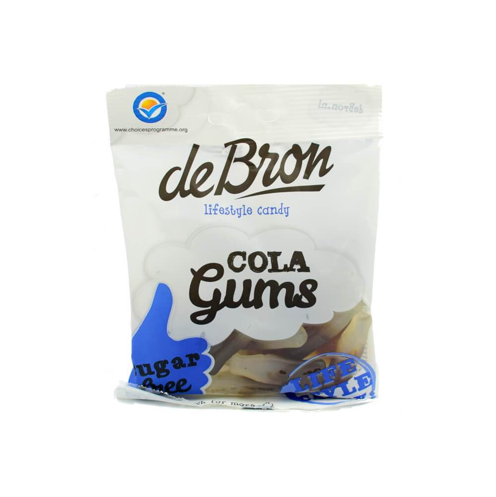 de Bron - Sugar Free Cola Gums Sweets 100g - Sweet Victory Products Ltd