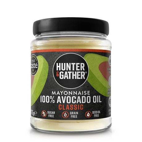 Hunter &amp; Gather Avocado Oil Mayonnaise 175g - Sweet Victory Products Ltd
