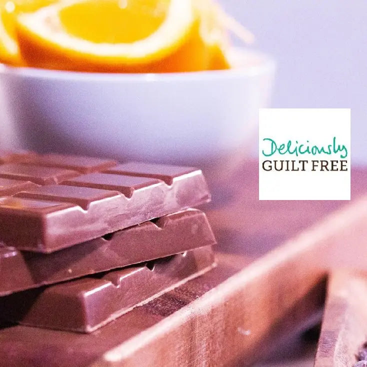 Deliciously Guilt Free Milk Chocolate Orange Bar 100g - Sweet Victory Products Ltd