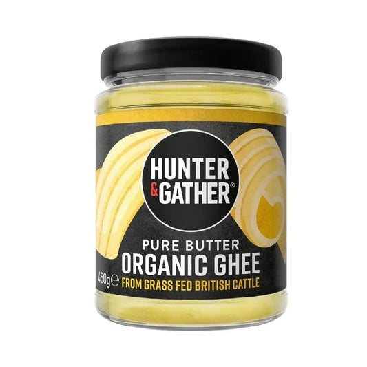 Hunter &amp; Gather Organic Grass Fed Ghee 450g - Sweet Victory Products Ltd