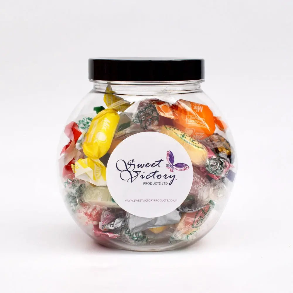 Sugar Free Pick &amp; Mix Sweets Filled Jar 300g - Sweet Victory Products Ltd