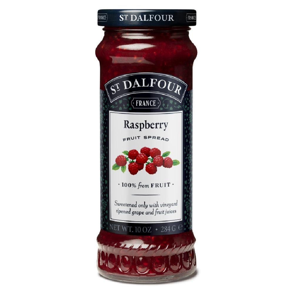 St. Dalfour Raspberry Preserve Spread - Sweet Victory Products Ltd