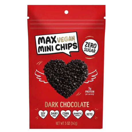 Max Mallows Sugar Free Vegan Dark Chocolate Chips 142g - Sweet Victory Products Ltd
