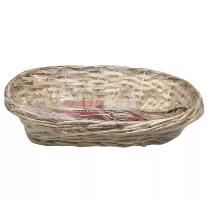 Oval Wicker Basket Gift Hamper Kit - Red - Sweet Victory Products Ltd