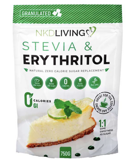 NKD Living Erythritol and Stevia Blend Sugar Alternative 750g - Sweet Victory Products Ltd