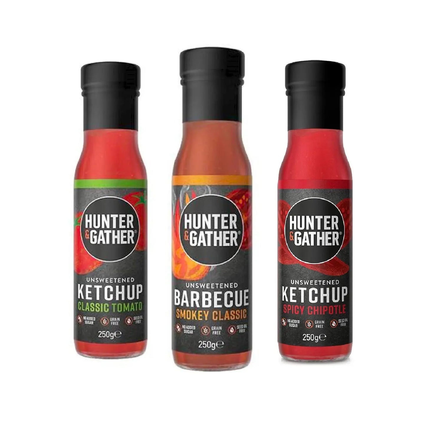 Hunter &amp; Gather Smokey Barbecue Sauce 250g - Sweet Victory Products Ltd
