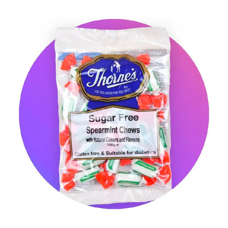 Thornes Sugar Free Sweets Spearmint Chews 90g - Sweet Victory Products Ltd