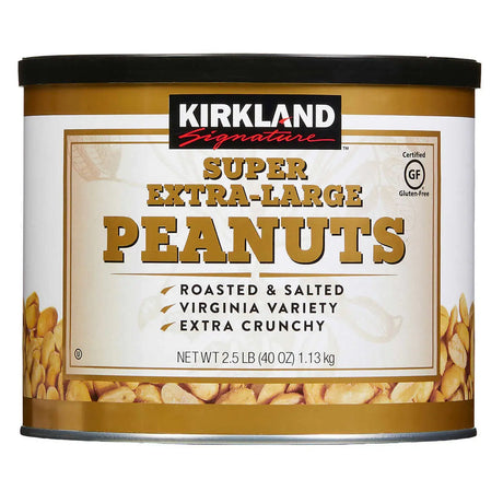 Kirkland Signature Super Extra-Large Peanuts Tin 1.13kg BBE:05/23 - Sweet Victory Products Ltd